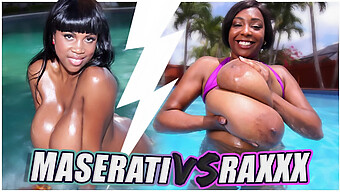 Grote Tieten Babes Strijden In Een Hete Confrontatie Met Maserati En Rachel Raxxx